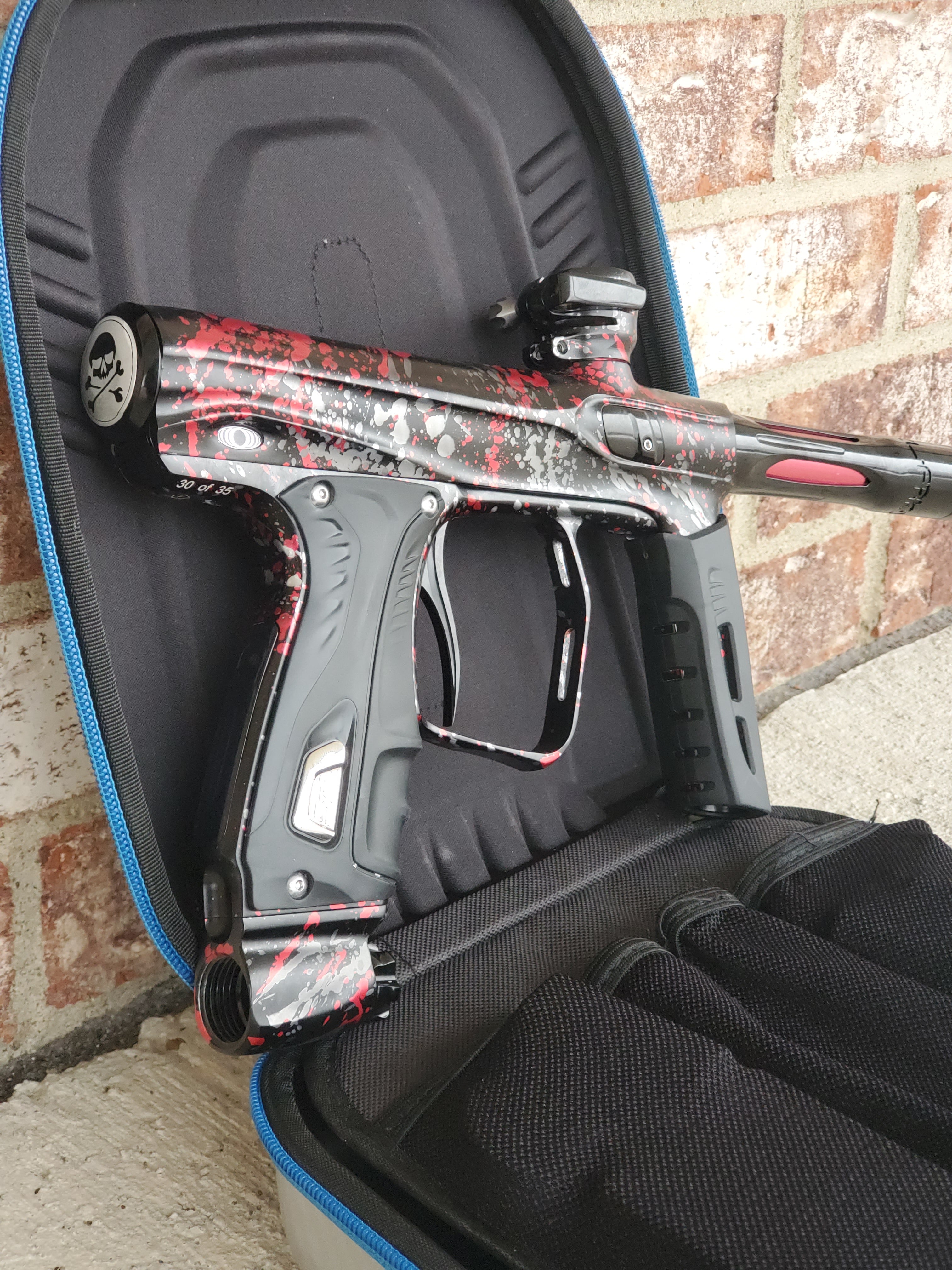 Used Shocker XLS Paintball Gun - Punishers Edition #30