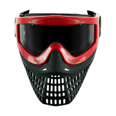 JT Proflex X Thermal Paintball Mask - Red Frame and Strap w/ Quick Change System