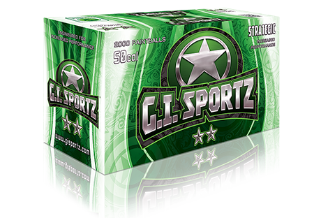 GI Sportz 2 Star .50 Cal Paintballs - 4000 Paintballs