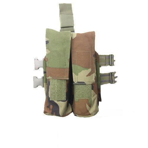 Double Pod Leg Pouch Woodland