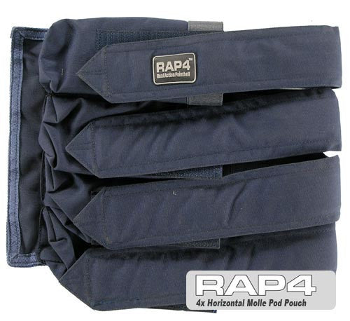 Quad Horizontal Pod Pouch Navy Blue