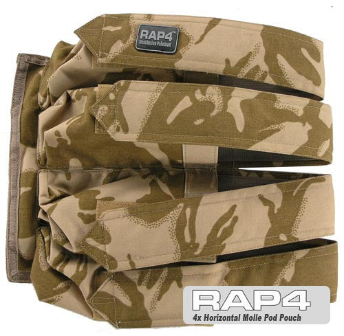 Quad Horizontal Pod Pouch British DPM Desert