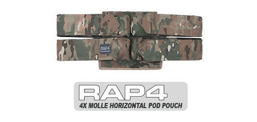 Quad Horizontal Pod Pouch (2 and 2) Eight Color Desert
