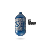 Infamous "Diamond Series" Air Pattern Paintball Tank - 68/4500 - Blue / White - BOTTLE ONLY