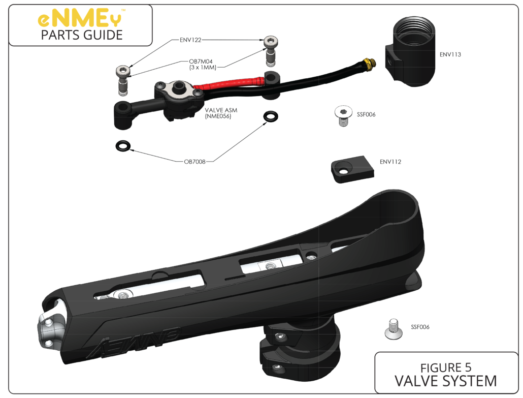 GOG eNMEy Valve System Complete Replacement Part List. Pick The Part You Need!