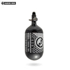 INFAMOUS AIR TANK W/ STANDARD REG - AIR PATTERN - Diamond Series - 68CI / 4500PSI - Black / White