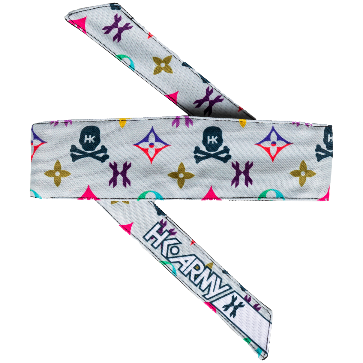 HK Army Monogram Bone/Multi Headband