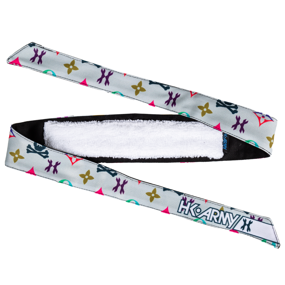 HK Army Monogram Bone/Multi Headband