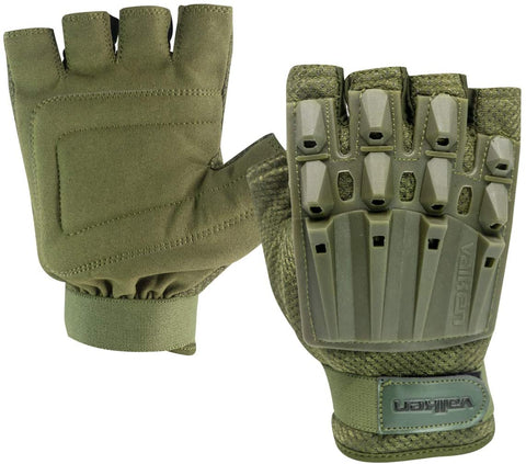 Valken Alpha Half-Finger Gloves - Olive - XS/S