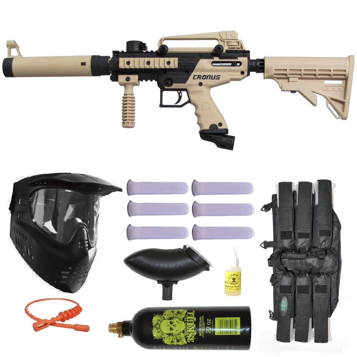 Tippmann Cronus Paintball Gun 3Skull Mega Set