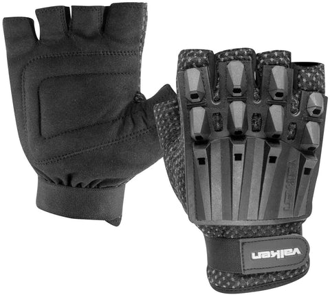 Valken Alpha Half-Finger Gloves - Black - Medium/Large