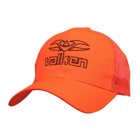 Hat - Valken Hunter Orange Mesh Cap