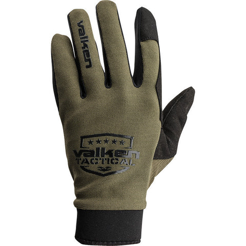 Gloves - Valken Sierra II - Olive - Punishers Paintball