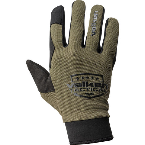 Gloves - Valken Sierra II - Olive - Punishers Paintball