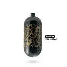 Infamous Hyperlight "SKULL AO SERIES" Paintball Tank BOTTLE ONLY - Black/Gold - 90/4500 PSI