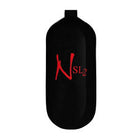 Ninja SL2 90/4500 Paintball Tank BOTTLE ONLY - Black/Red