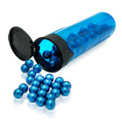 Virtue Ace Paintballs - Blue V-Logo Shell / Orange Fill - 2000 Count