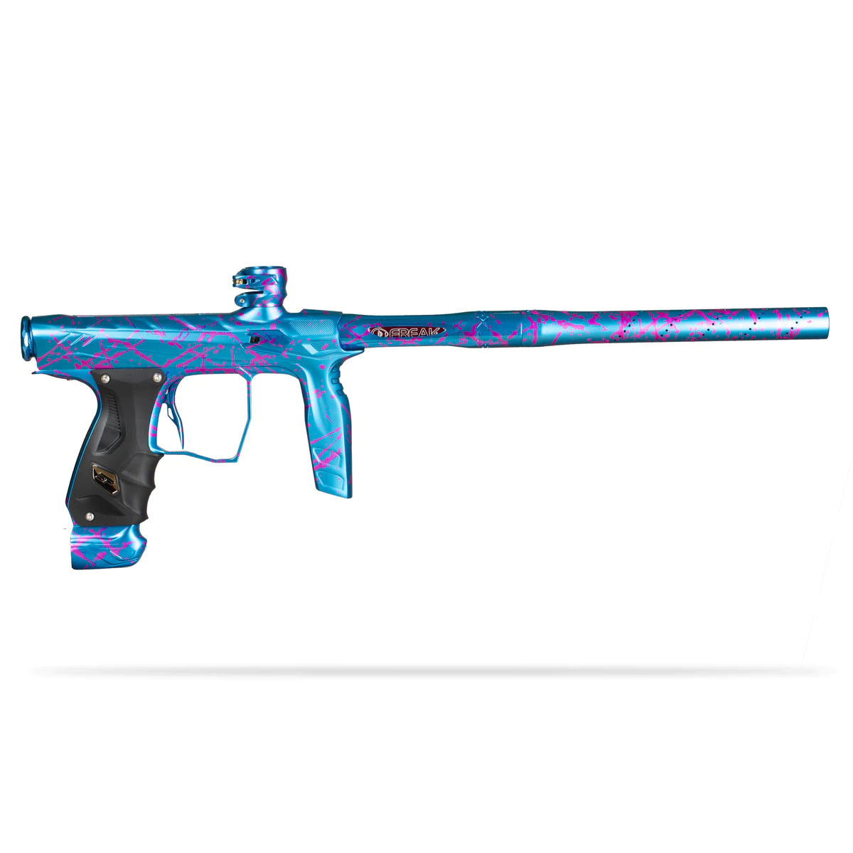 HK Army Shocker AMP Paintball Gun - Artic Splash (Teal/Pink)