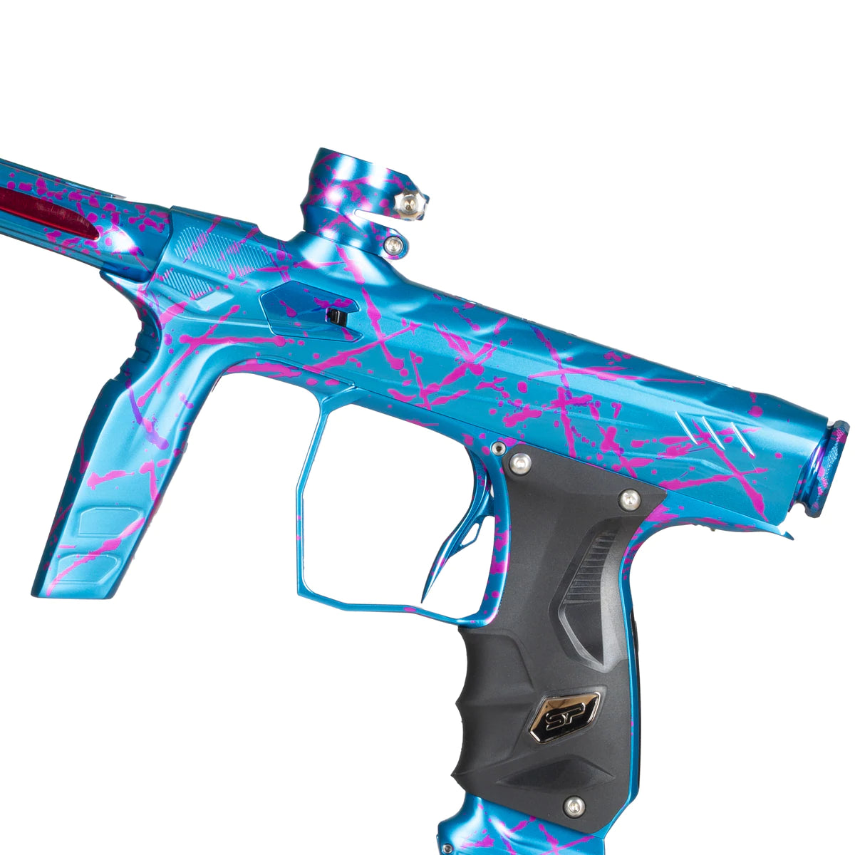 HK Army Shocker AMP Paintball Gun - Artic Splash (Teal/Pink)