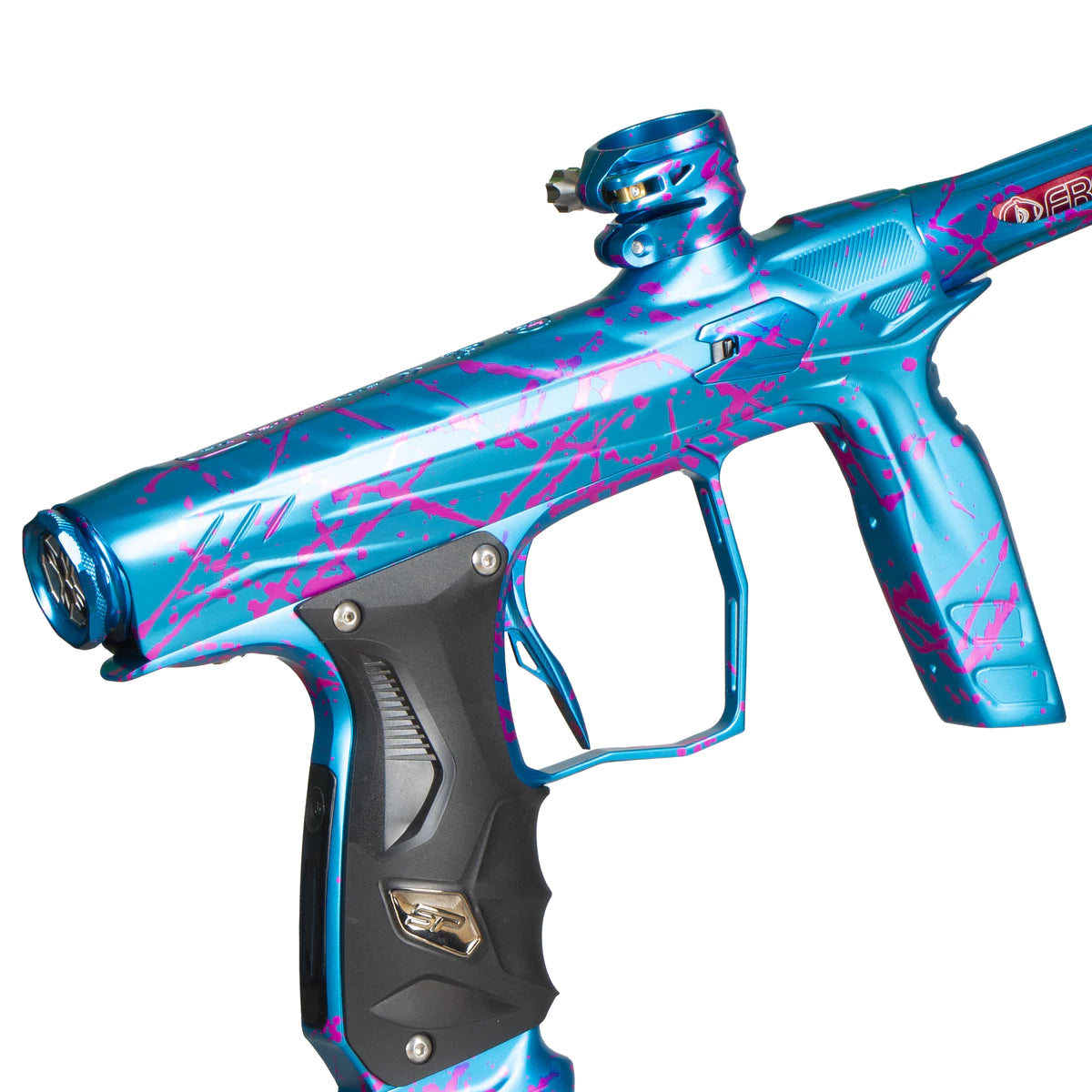 HK Army Shocker AMP Paintball Gun - Artic Splash (Teal/Pink)