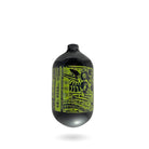 INFAMOUS AIR "BONES" Paintball Tank - BOTTLE ONLY - Black/Volt - 68CI / 4500PSI