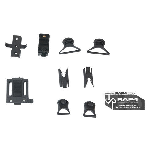 Helmet Mounting Attachment Black