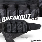 Virtue Breakout V2 Strapless Paintball Pod Pack - Graphic Black 4+7