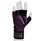 Virtue Mesh Breakout Gloves - Half Finger - Graphic Purple