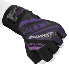 Virtue Mesh Breakout Gloves - Half Finger - Graphic Purple