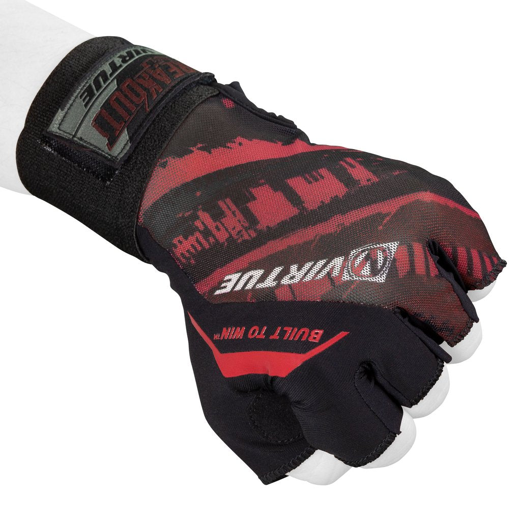 Virtue Mesh Breakout Gloves - Half Finger - Graphic Red