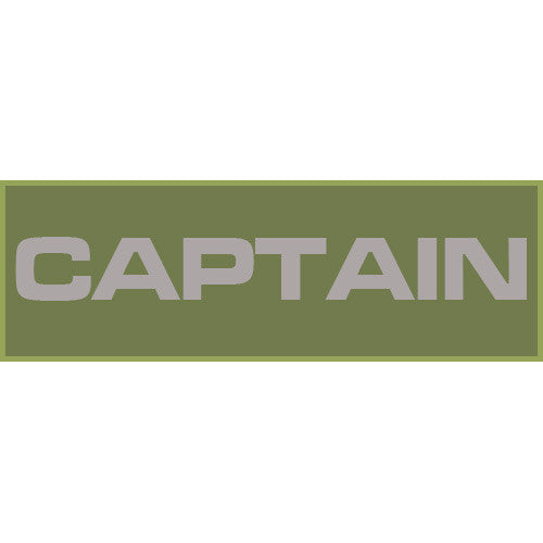 Captain Patch Large (Olive Drab)