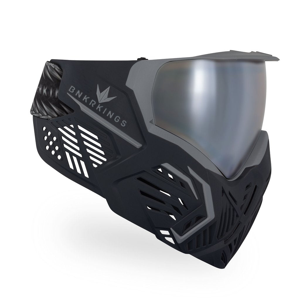 BunkerKings CMD Paintball Mask - Black Panther