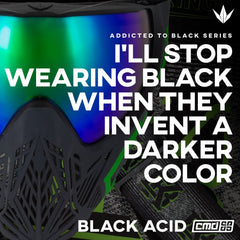BunkerKings CMD Paintball Mask - Black Acid
