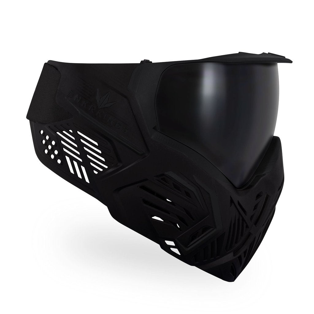 BunkerKings CMD Paintball Mask - Pitch Black