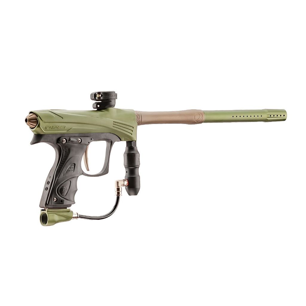 Dye CZR Electronic Paintball Gun - Olive / Tan - Pre-Order
