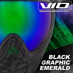 Virtue VIO Contour 2 Paintball Mask- Graphic Black Emerald