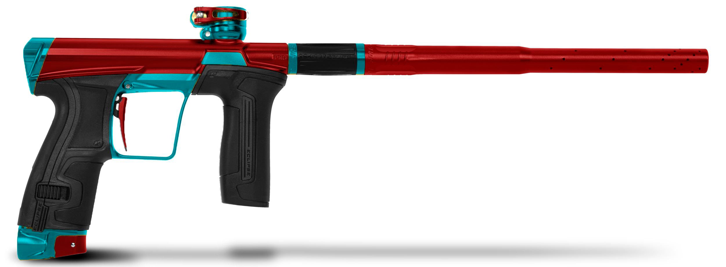 Planet Eclipse Geo CS2 Pro Paintball Marker - Red/Teal (Heat Wave/Cyclone)