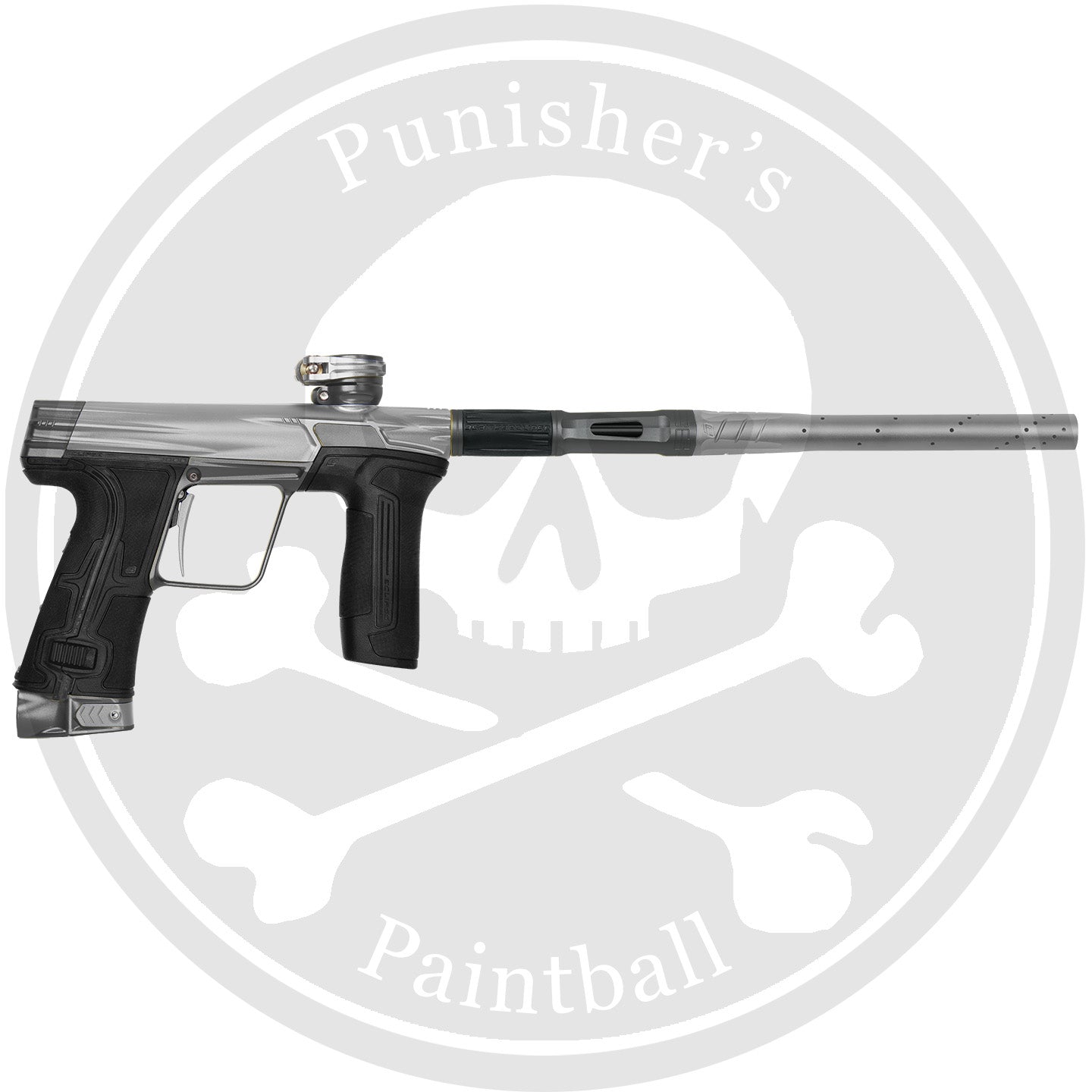 Planet Eclipse CS3 Paintball Marker- Silver/Dark Grey