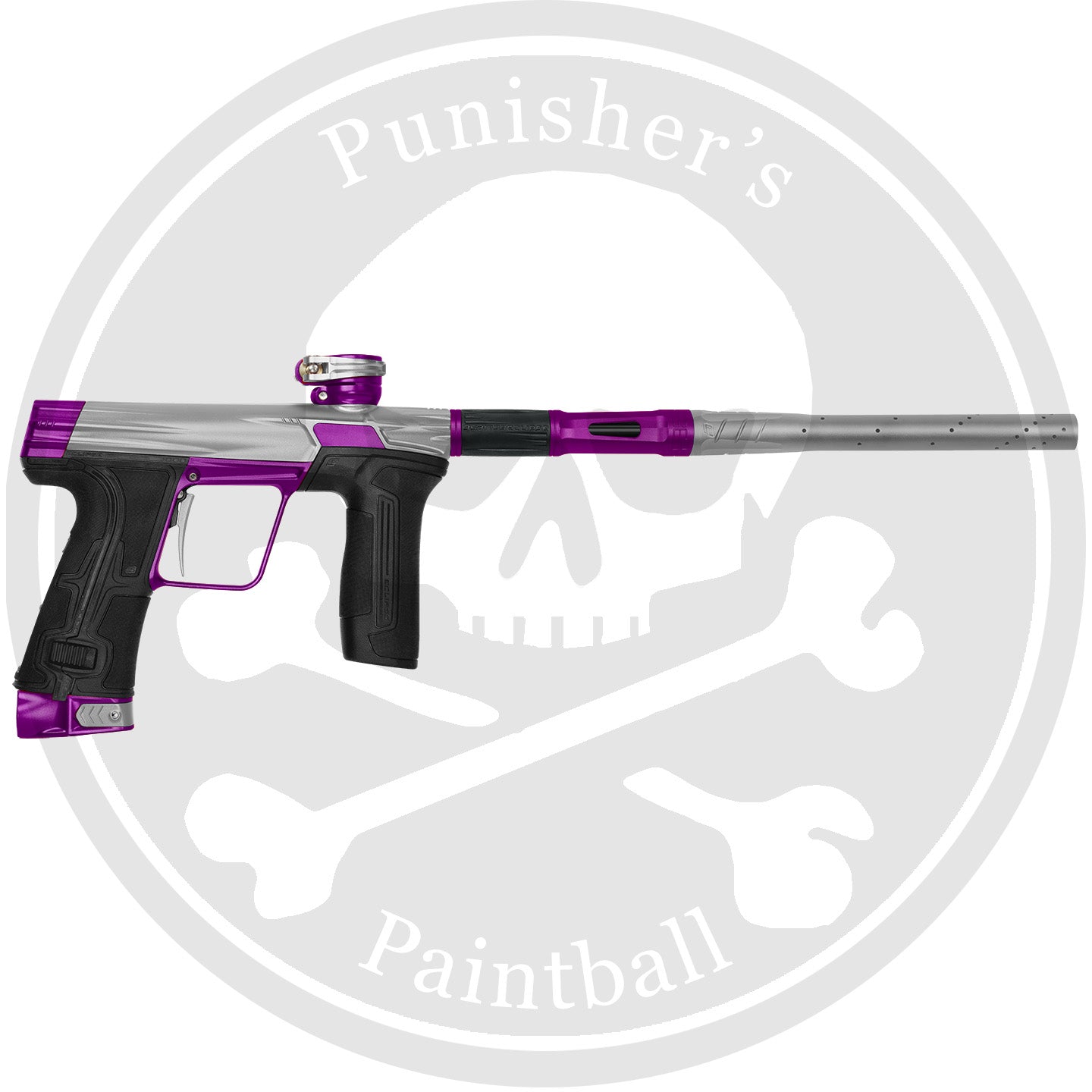 Planet Eclipse CS3 Paintball Gun- Silver/Purple