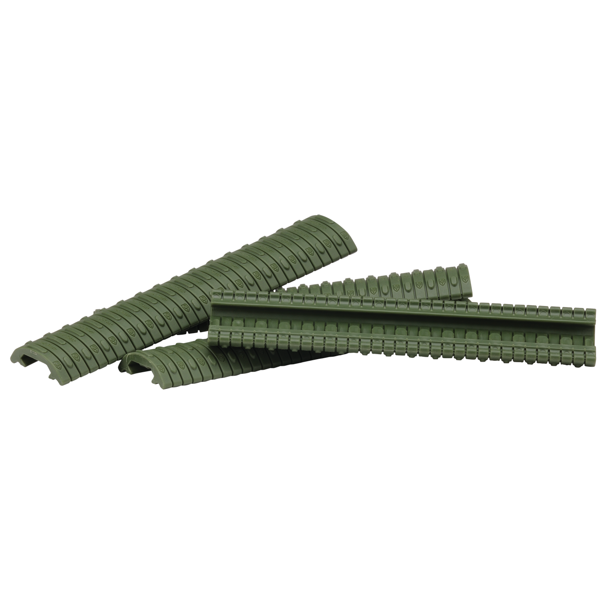 DAM Modular Rail Covers 4pk - Olive Drab