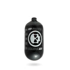 Infamous Skeleton Air "Hyperlight" Paintball Tank BOTTLE ONLY - Black / Silver - 80/4500 PSI