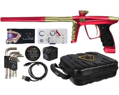 DLX Luxe X Paintball Gun - Red / Gold