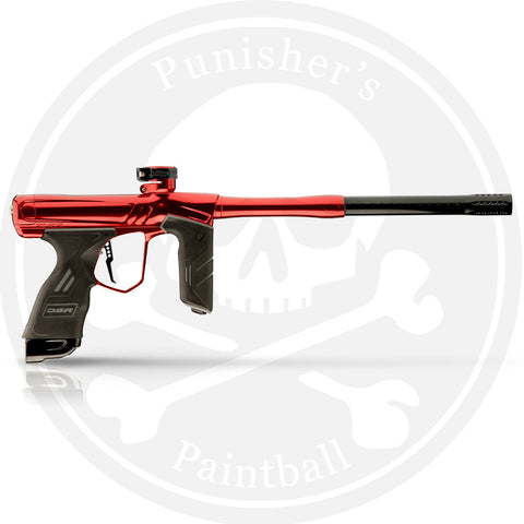 Dye DSR+ Paintball Gun - Polished Red / Polished Black + FREE Dye LTR Loader