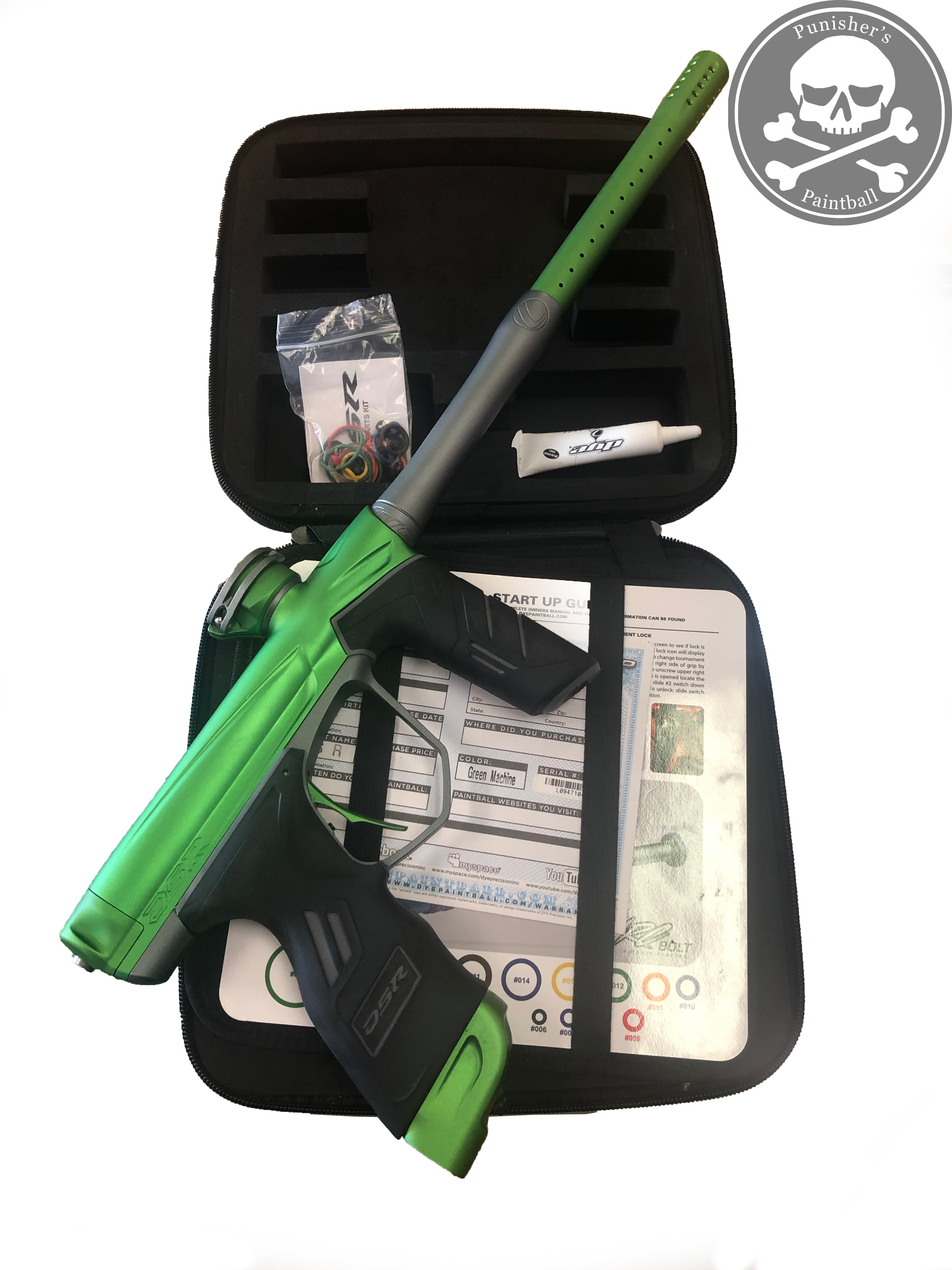 Used Dye DSR Paintball Marker - Green