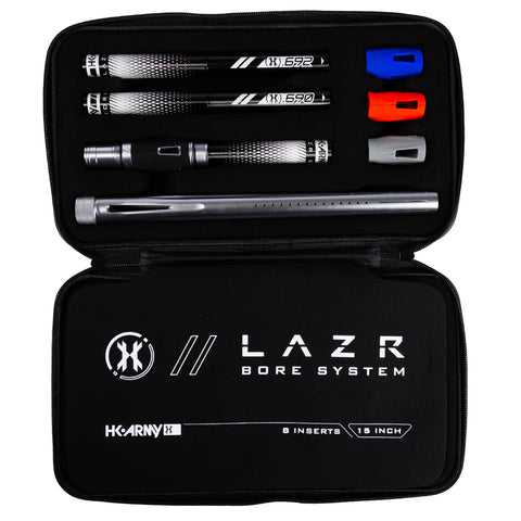 HK Army LAZR Barrel Kit - Luxe Thread - Dust Pewter/Black Inserts