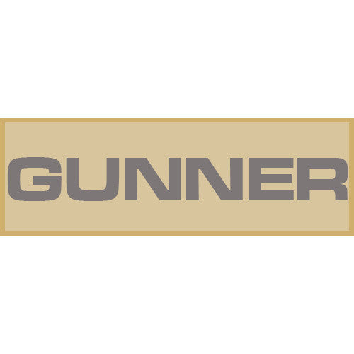 Gunner Patch Large (Tan)