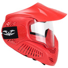 Valken Paintball MI-3 Gotcha Goggle/Mask with Single Lens & Top Strap- Red