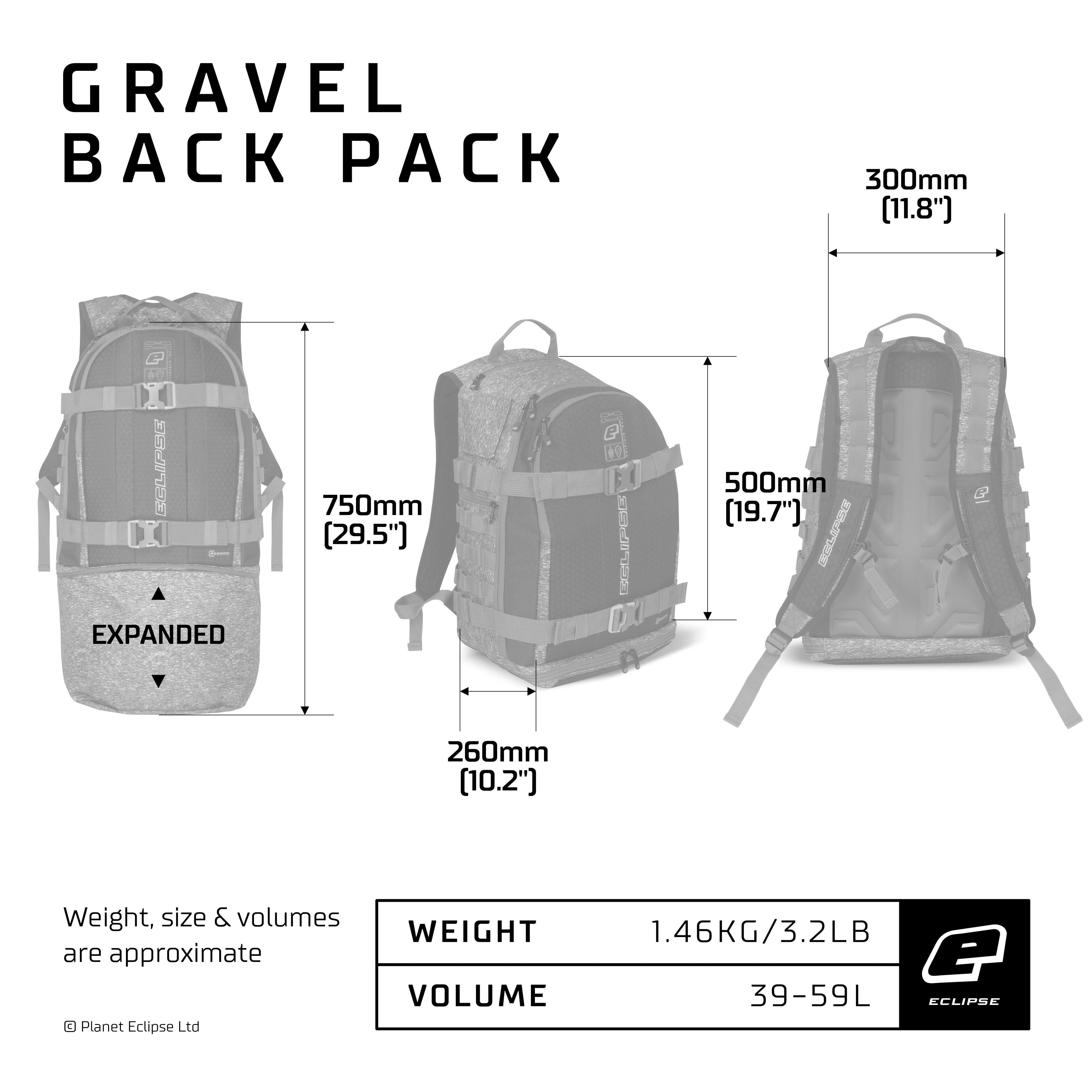 Planet Eclipse GX2 Gravel Bag - Grit