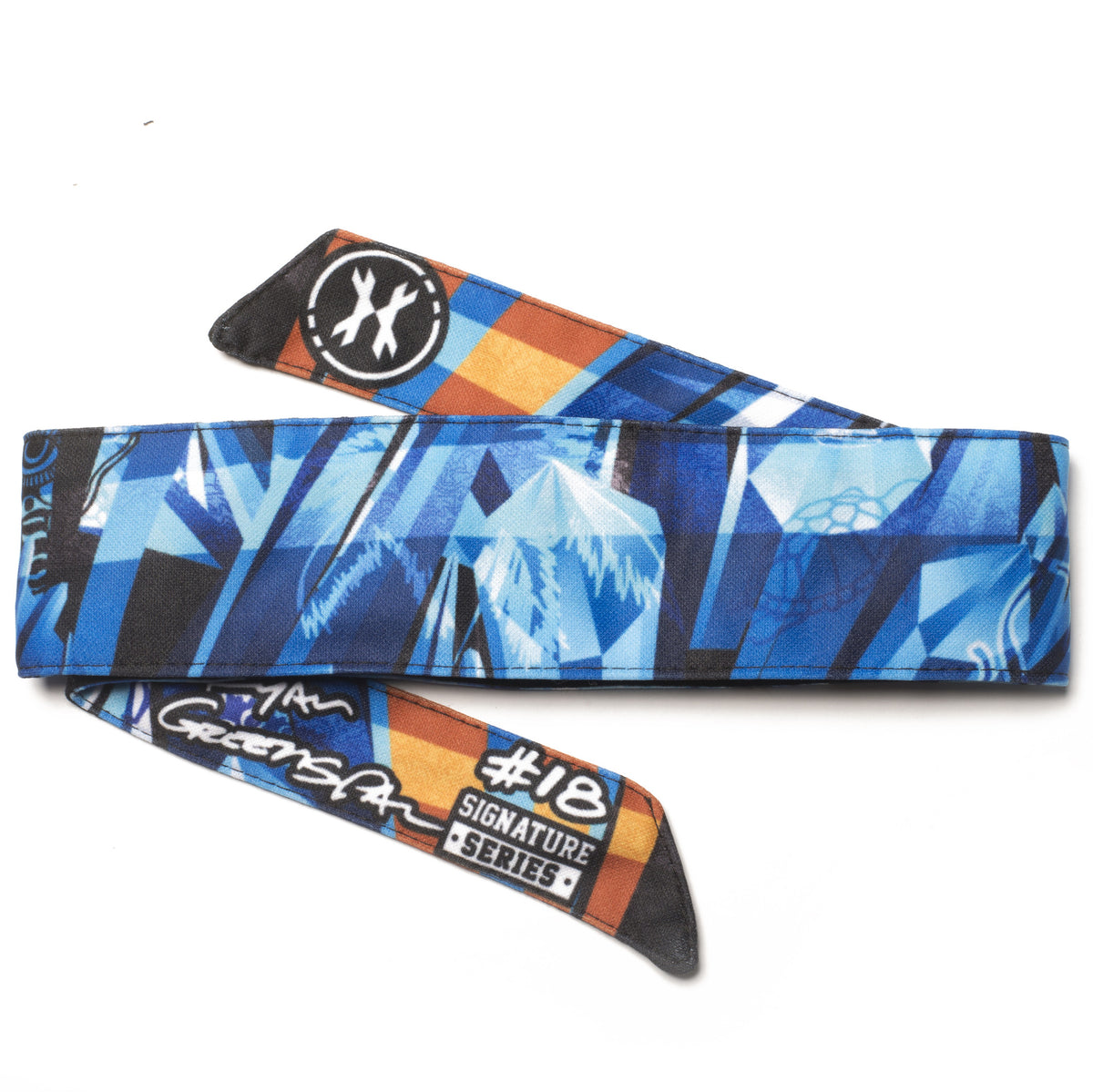 HK Army Greenspan Diamond Blue - Dynasty Sig Series Headband