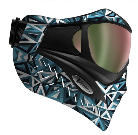 V-Force Grill Paintball Mask - Angler Aqua SE